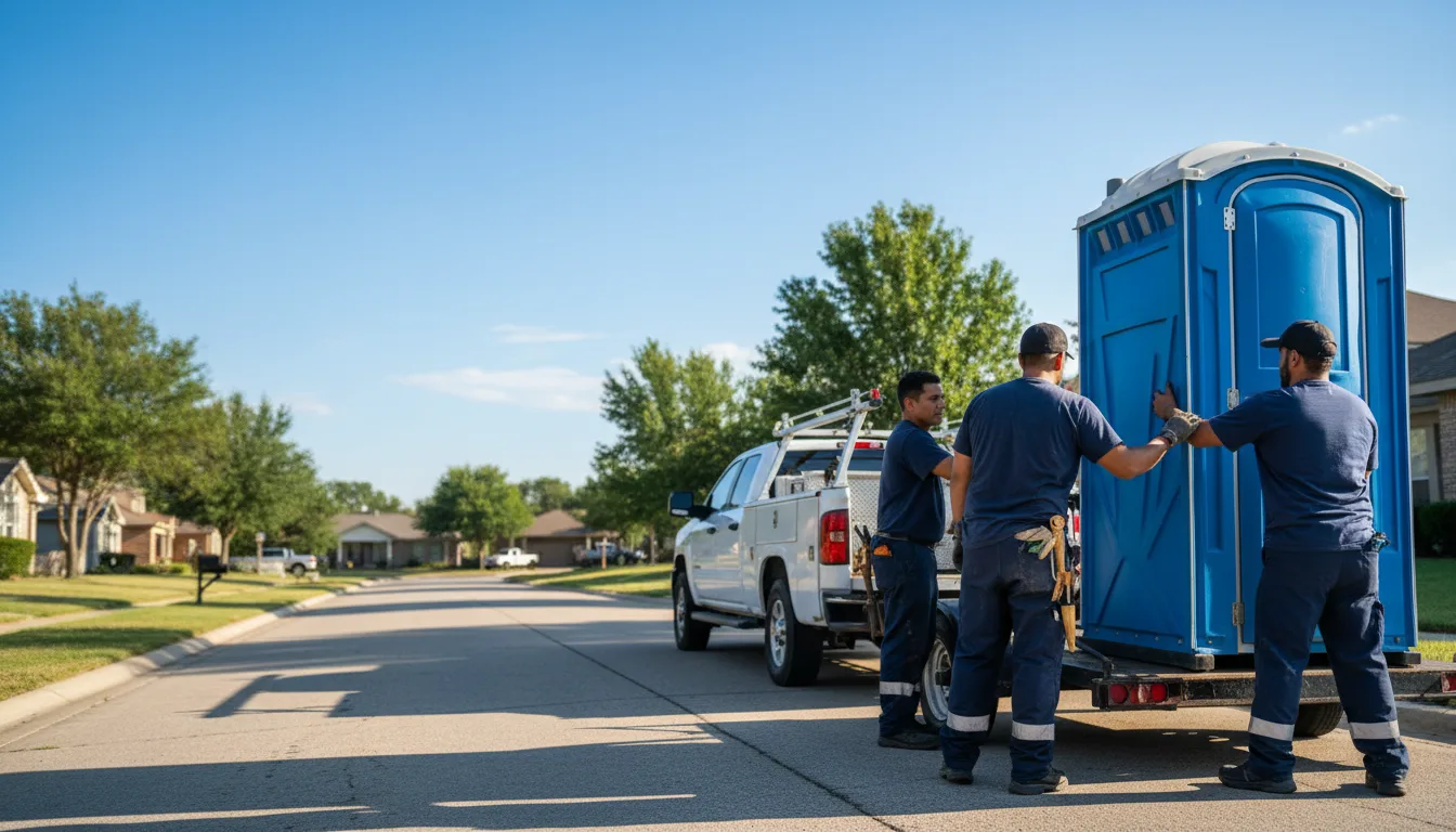 Portable Toilet Rental in Groveton, TX near me